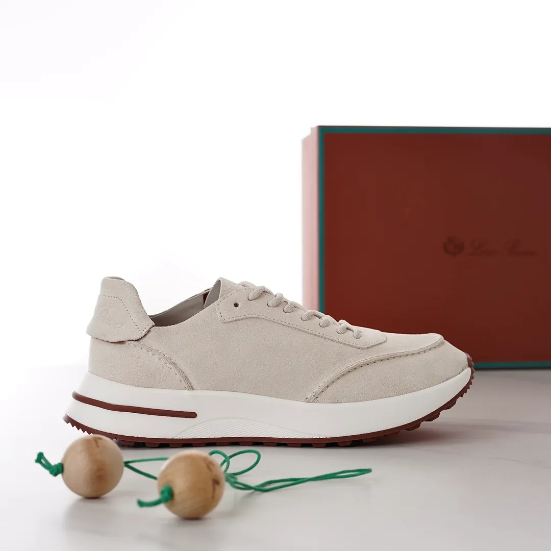 Factory price: 480💰 loro men's shoes💰iana/L men's shoes💰 Size: 38-45, customized 45 non-returnable Materials: The upper is made of elastic cloth for routing. Anti-fleece fabric is wrapped on the front and back to ensure stability. The back is equipped with a cushion to improve wearing comfort. Breathable mesh shoes. Elastic cloth inner𥚃 latex mesh insole. Sole I Men's Shoes💰Foam Combination T Men's Shoes💰U Outsole